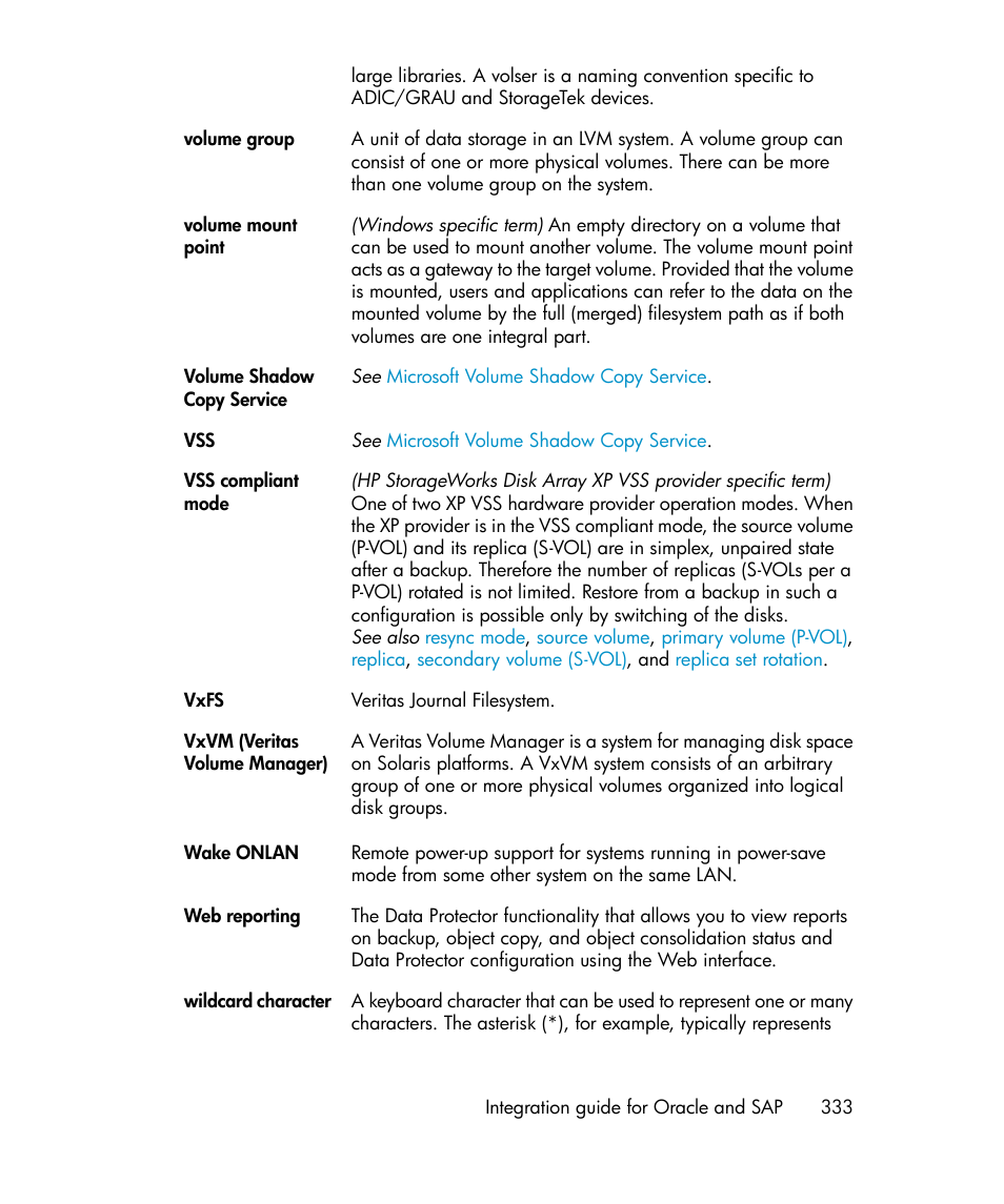 Vss compliant mode | HP A.06.11 User Manual | Page 333 / 344