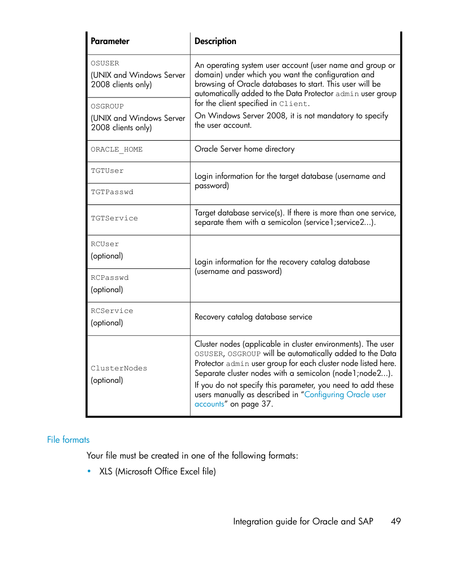 File formats | HP A.06.11 User Manual | Page 49 / 344