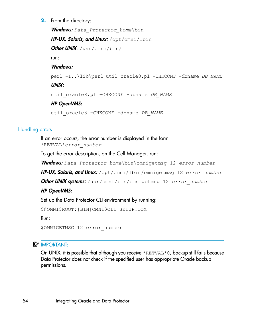 Handling errors | HP A.06.11 User Manual | Page 54 / 344