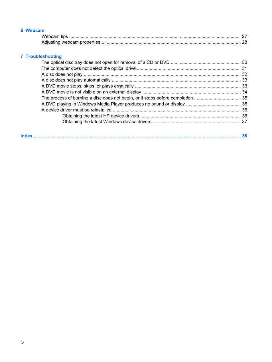 HP Multimedia Computer User Manual | Page 4 / 44