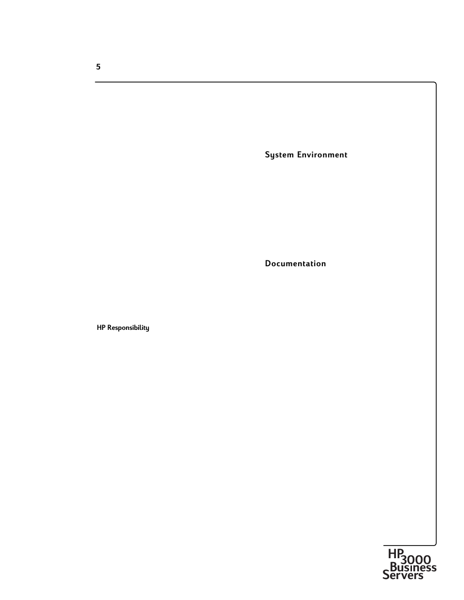 Hp3000 bus ness servers | HP 30292B User Manual | Page 5 / 24