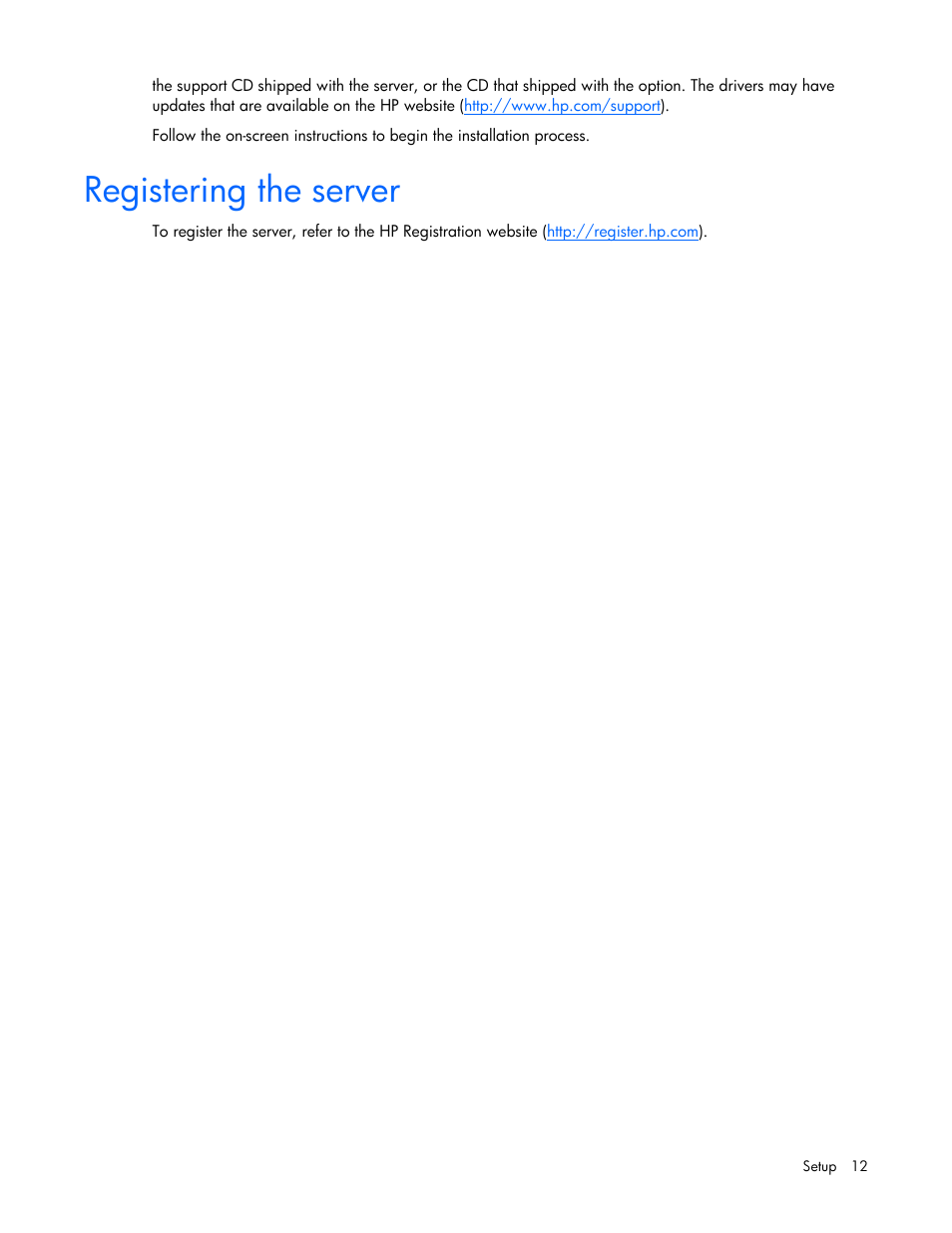 Registering the server, Hardware options installation, Introduction | Processor option | HP ProLiant Series ML100 User Manual | Page 12 / 103