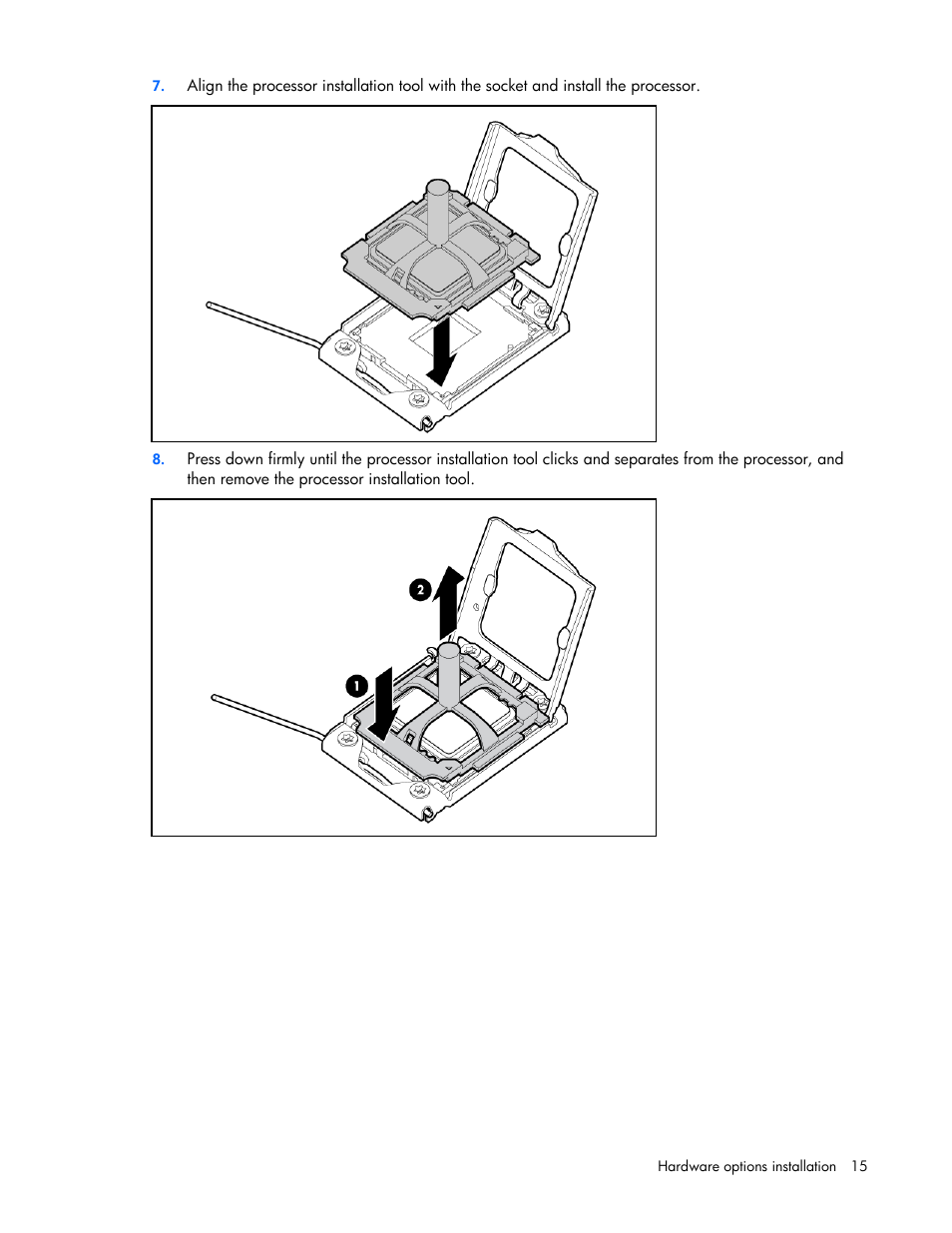 Sas and sata hard drive options, Hard drive led cable option | HP ProLiant Series ML100 User Manual | Page 15 / 103
