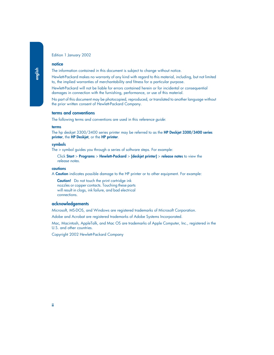 HP 3400 User Manual | Page 2 / 23