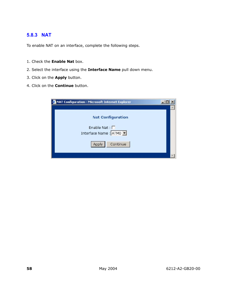 3 nat | HP 6212 User Manual | Page 58 / 101