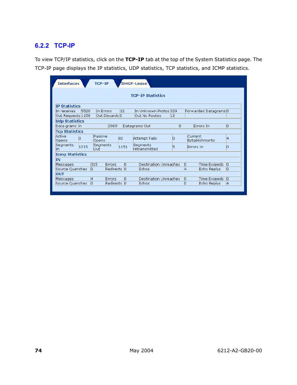 Tcp-ip, 2 tcp-ip | HP 6212 User Manual | Page 74 / 101