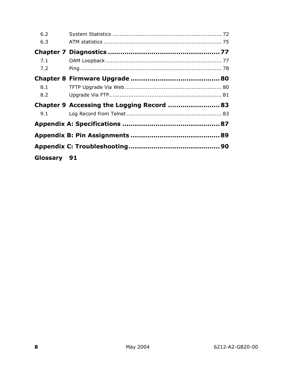 HP 6212 User Manual | Page 8 / 101