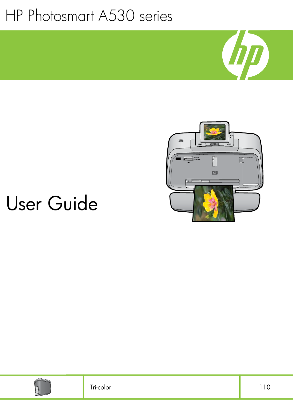 HP Photosmart A530 Series User Manual | 68 pages