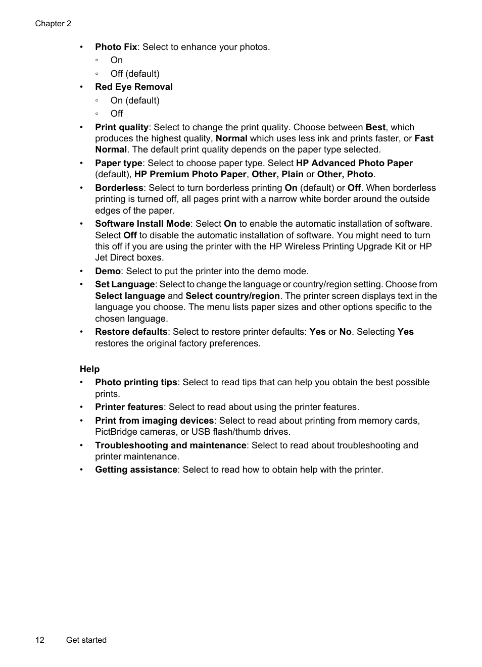 HP Photosmart A530 Series User Manual | Page 14 / 68