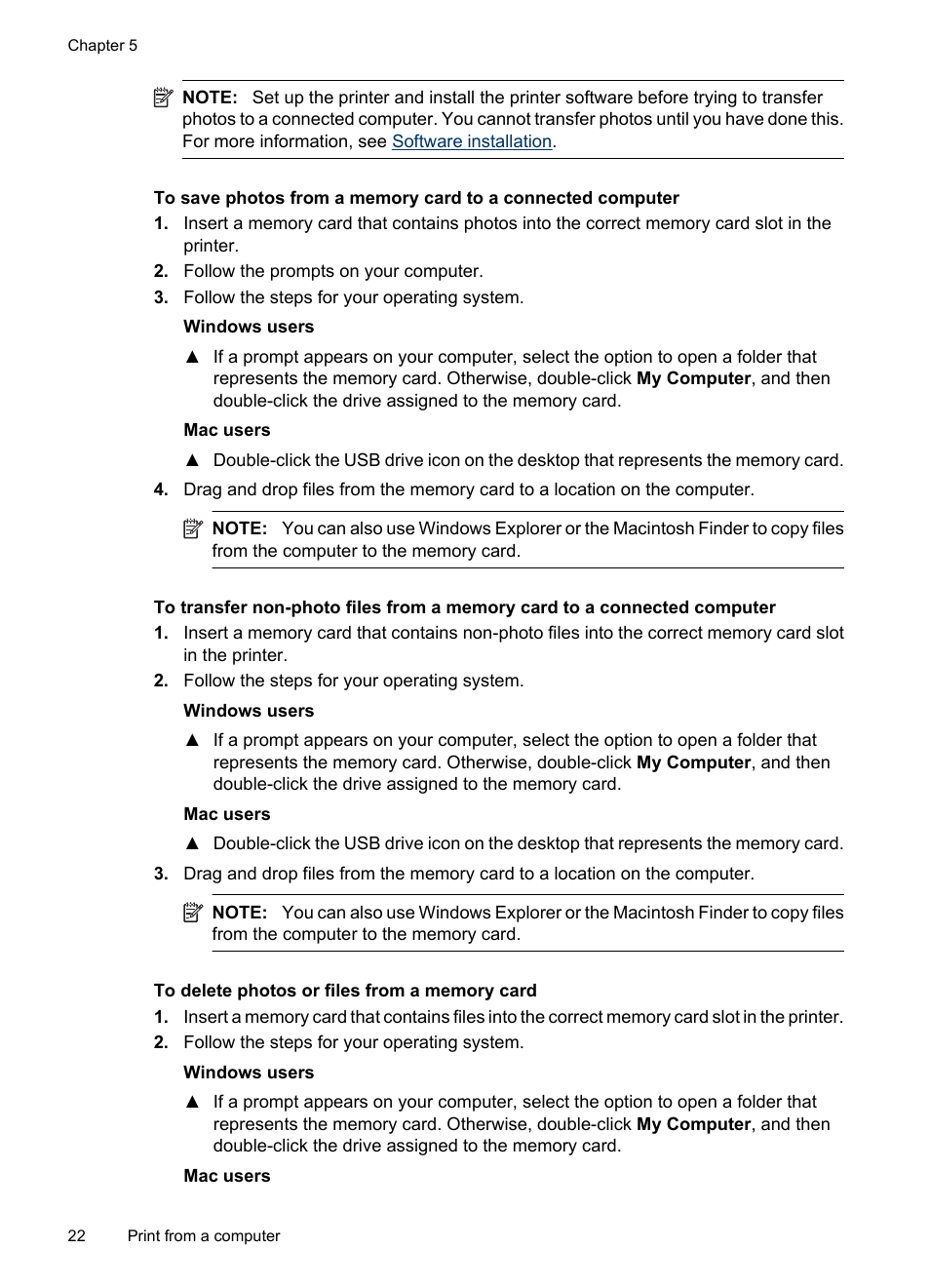 HP Photosmart A530 Series User Manual | Page 24 / 68