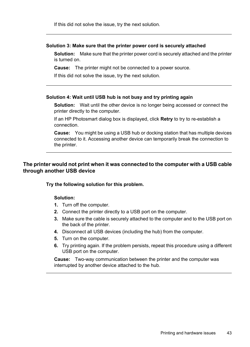 HP Photosmart A530 Series User Manual | Page 45 / 68