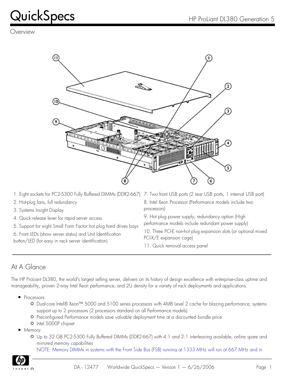 HP DL380 User Manual | 40 pages