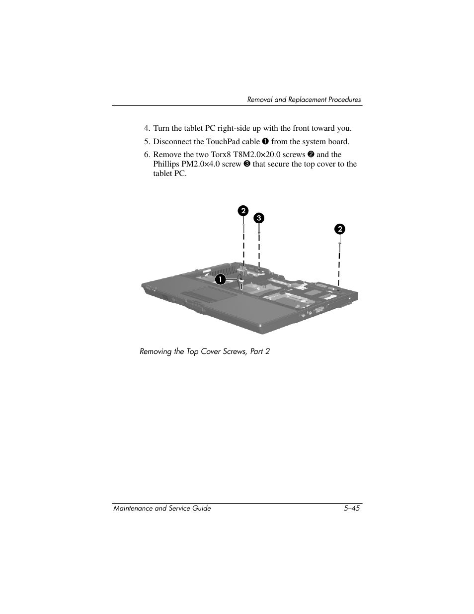 HP TC4400 User Manual | Page 128 / 219