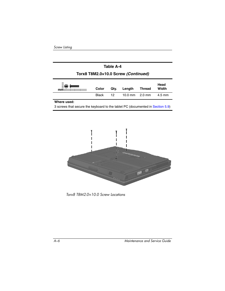 HP TC4400 User Manual | Page 164 / 219