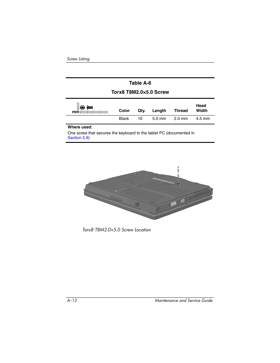 HP TC4400 User Manual | Page 170 / 219