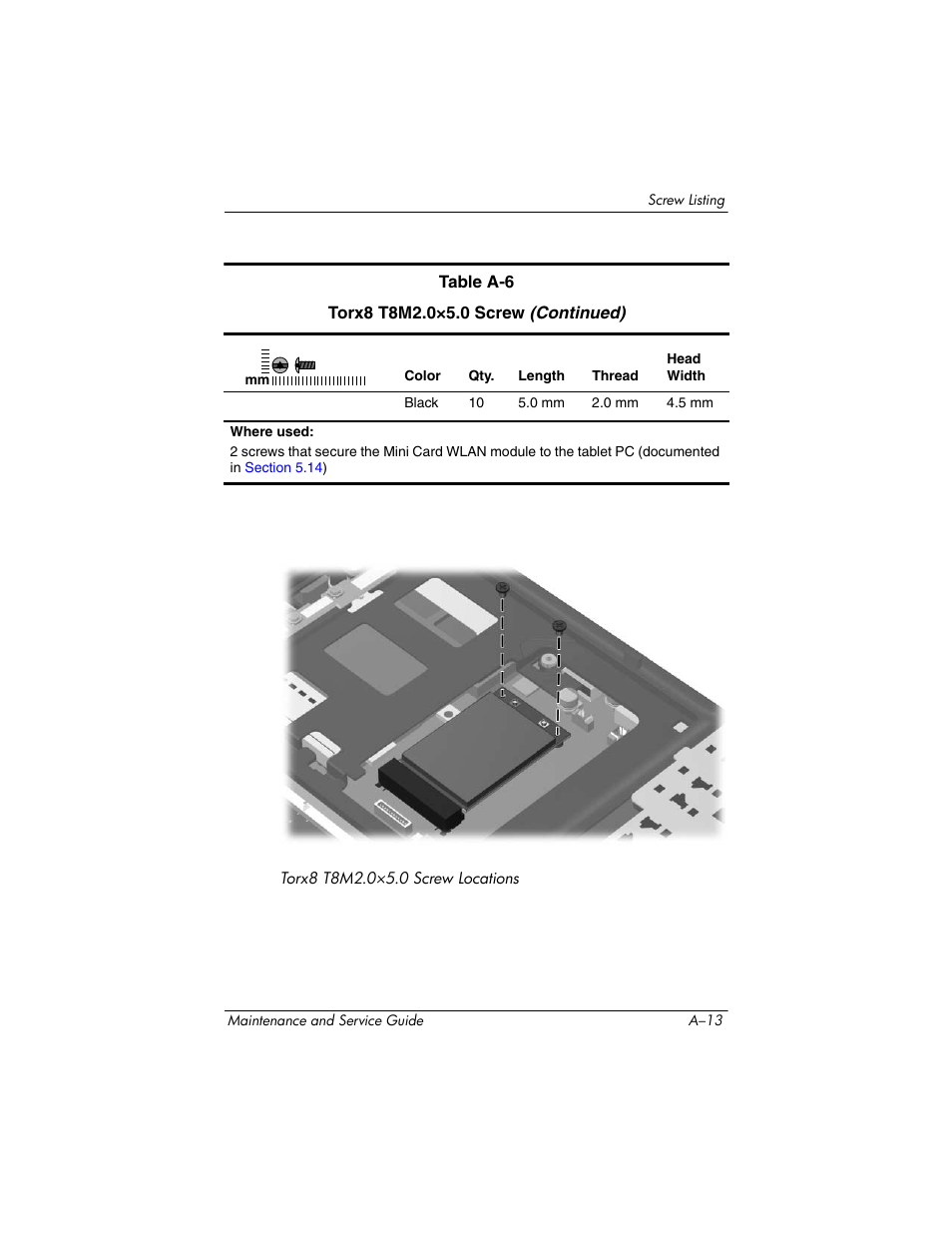 HP TC4400 User Manual | Page 171 / 219