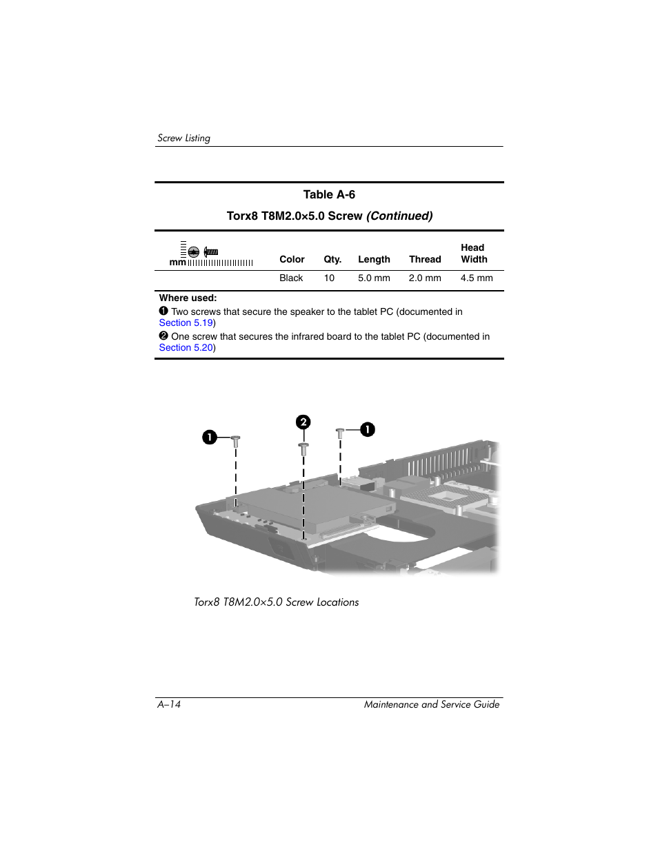 HP TC4400 User Manual | Page 172 / 219