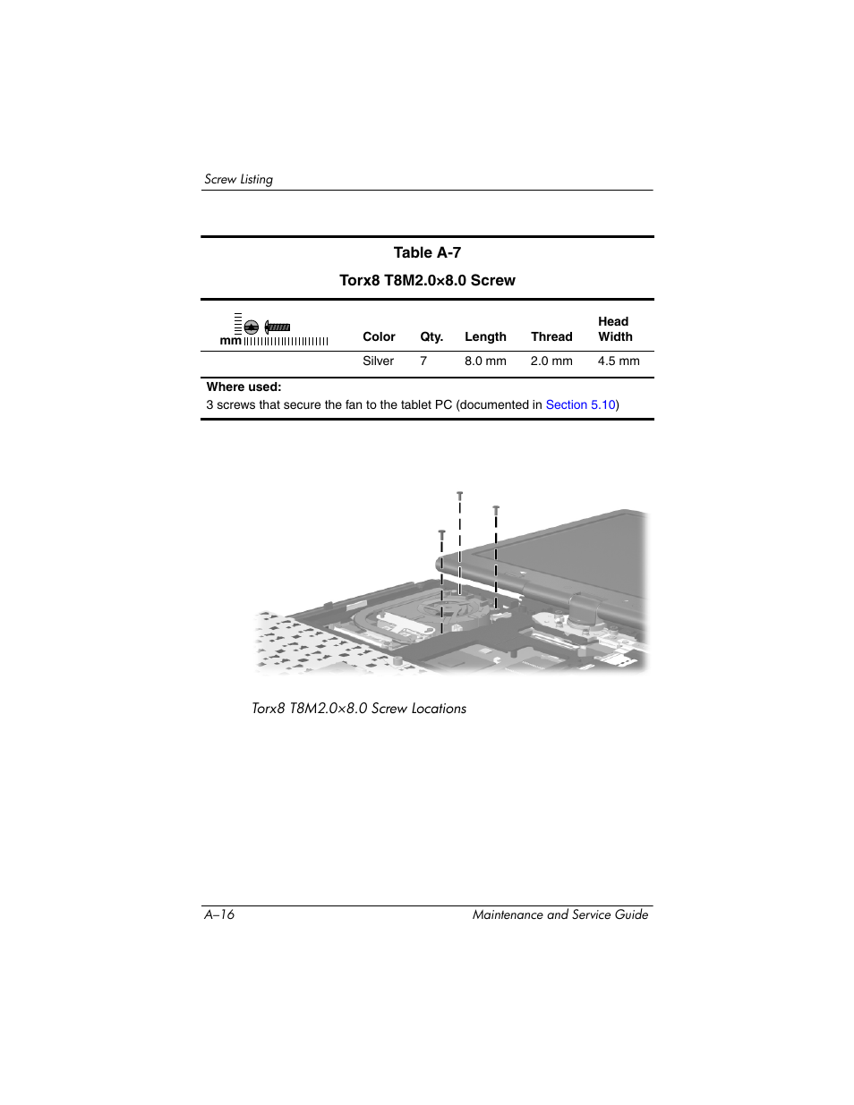 HP TC4400 User Manual | Page 174 / 219