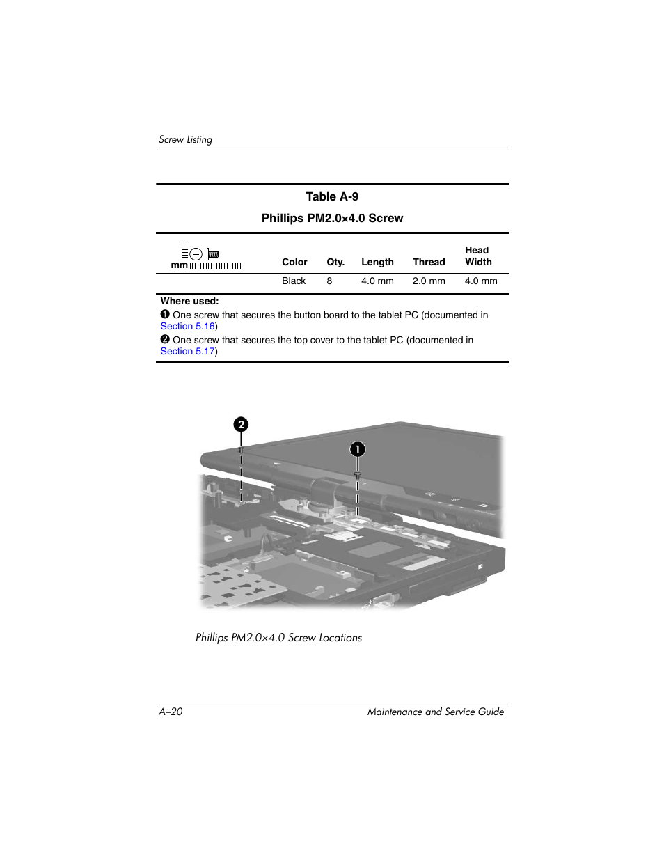 HP TC4400 User Manual | Page 178 / 219