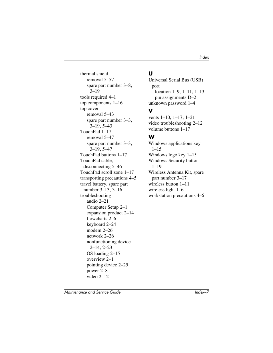 HP TC4400 User Manual | Page 219 / 219