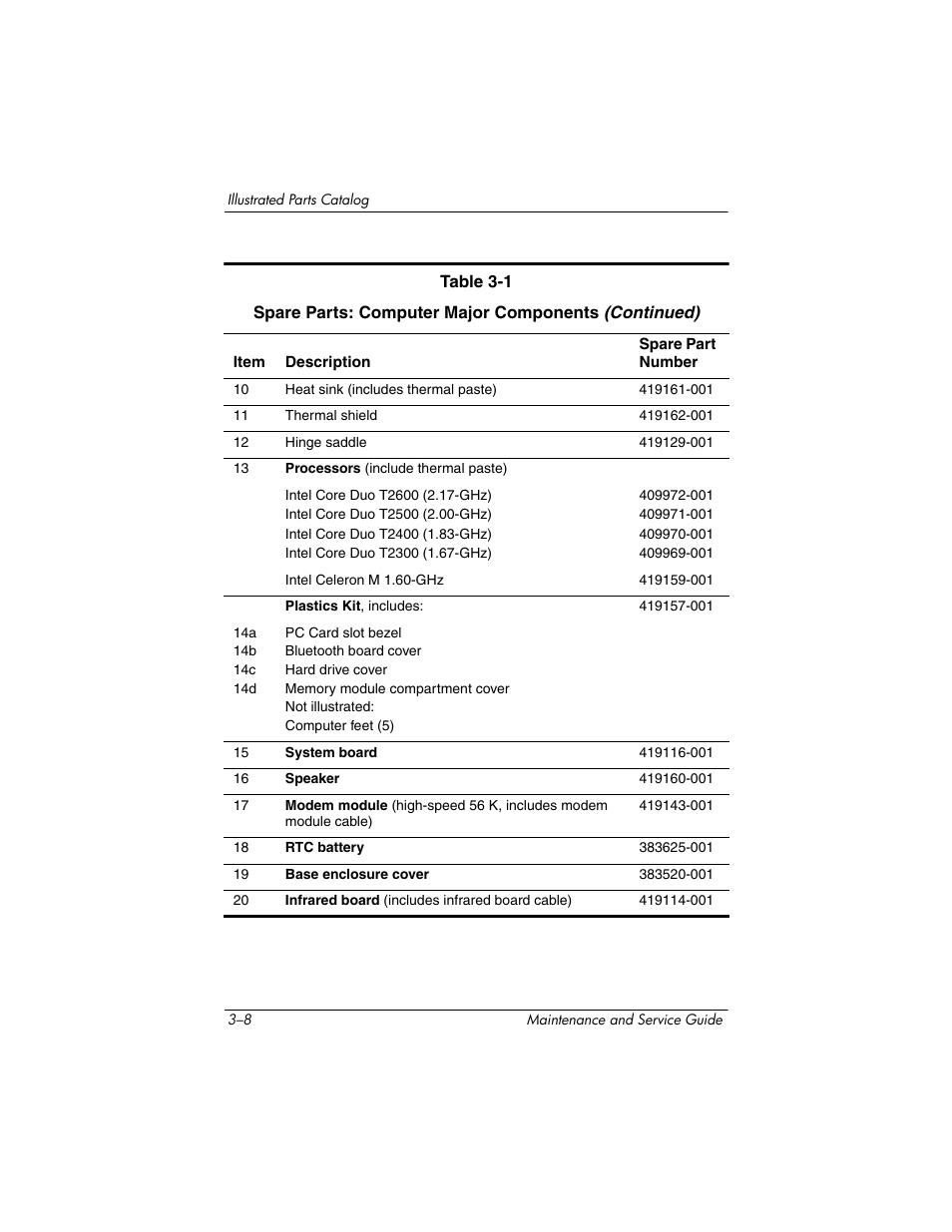 HP TC4400 User Manual | Page 62 / 219