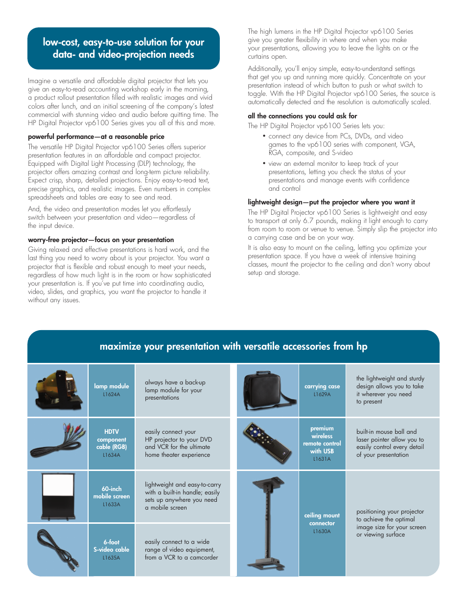 HP vp6100 Series User Manual | Page 3 / 4