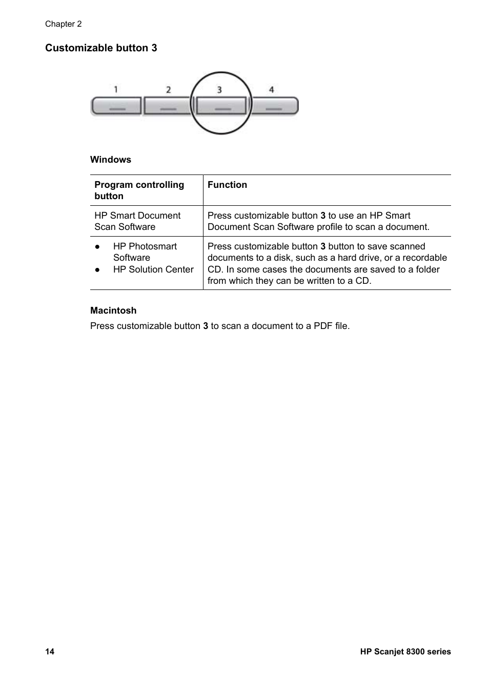 Customizable button 4, On your hard drive, naviga | HP 8300 User Manual | Page 16 / 65