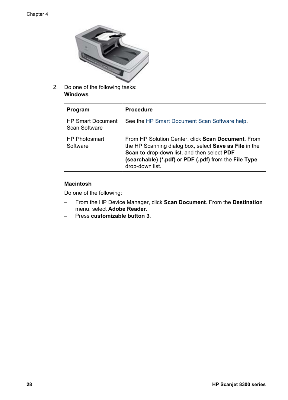 How to scan pictures and film, Scan pictures, Scan a picture | Scan multiple pictures with one scan | HP 8300 User Manual | Page 30 / 65
