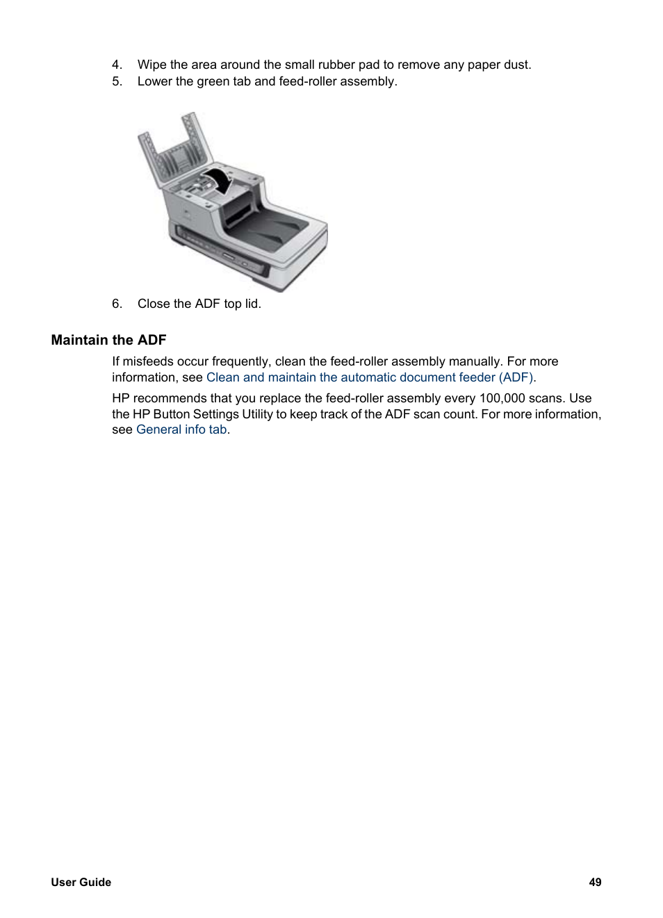 Troubleshooting, Scanner initialization or hardware problems, Reset the scanner | Scanner has stopped working correctly | HP 8300 User Manual | Page 51 / 65