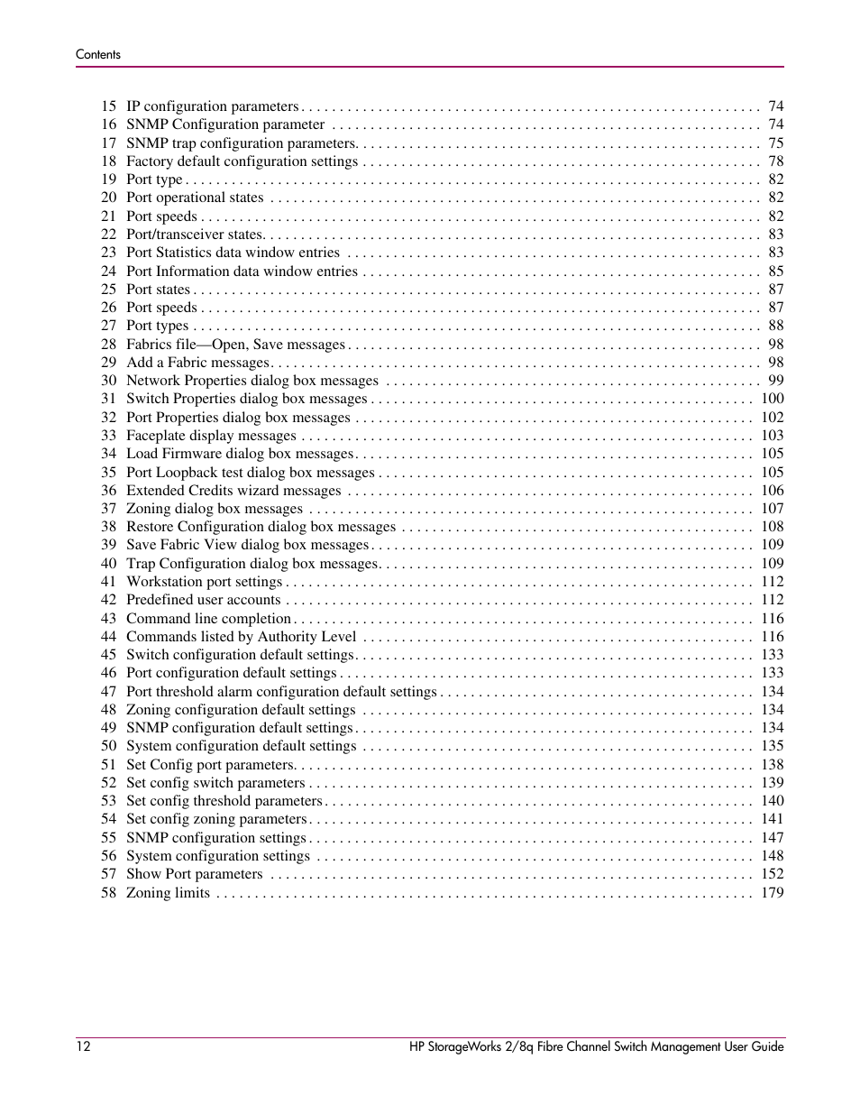 HP 2/8q Fibre Channel User Manual | Page 12 / 188