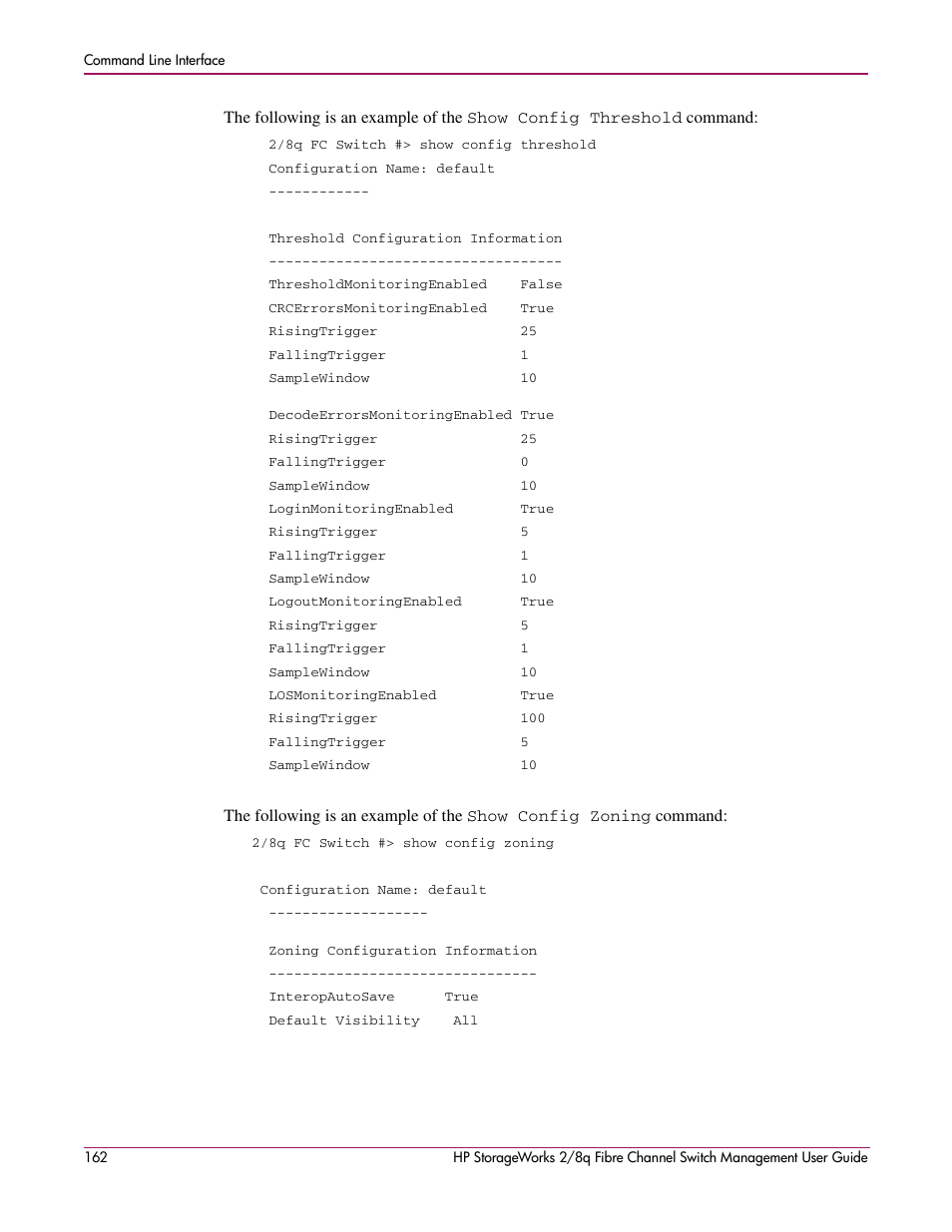 HP 2/8q Fibre Channel User Manual | Page 162 / 188