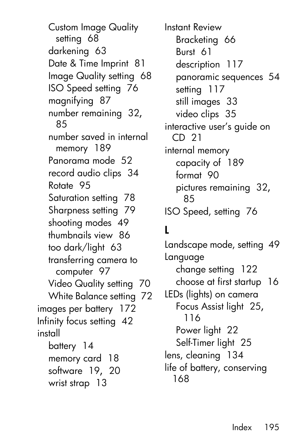 HP R818 User Manual | Page 195 / 200