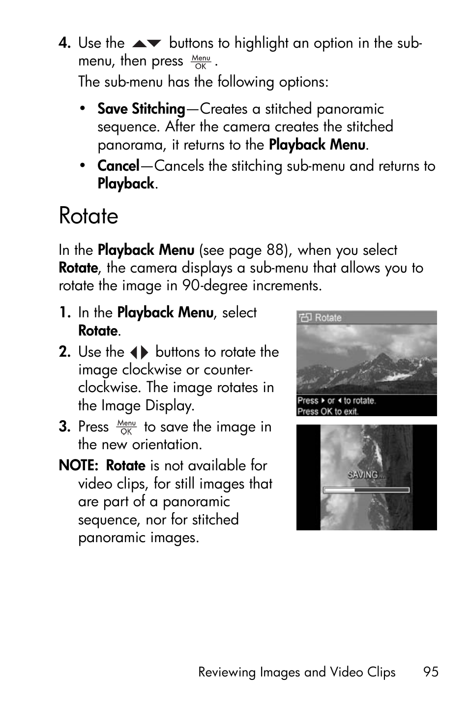 Rotate | HP R818 User Manual | Page 95 / 200