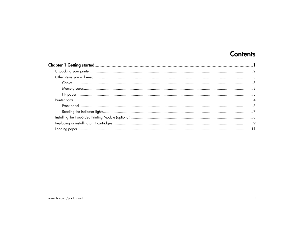 HP 1215 User Manual | Page 3 / 127