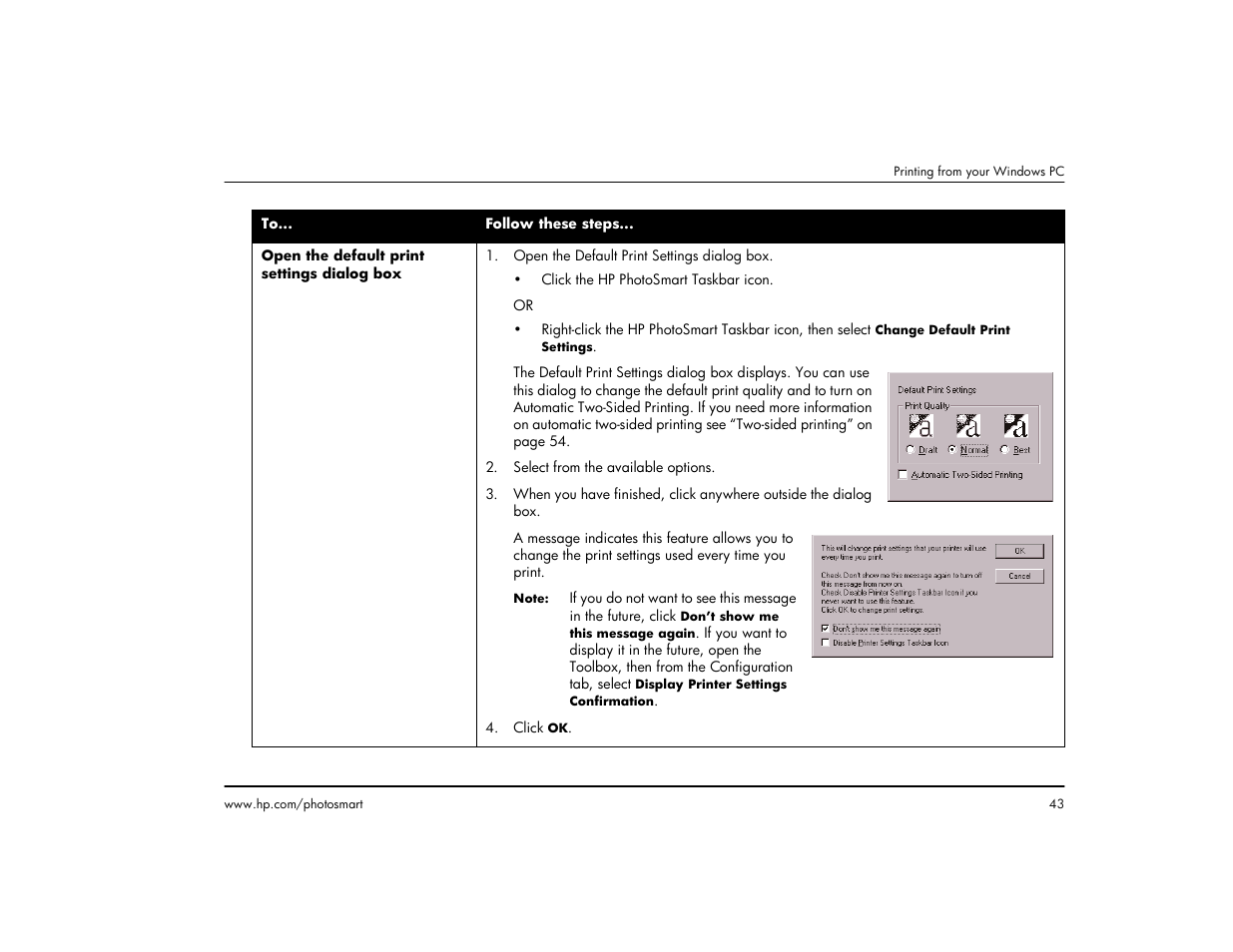HP 1215 User Manual | Page 49 / 127