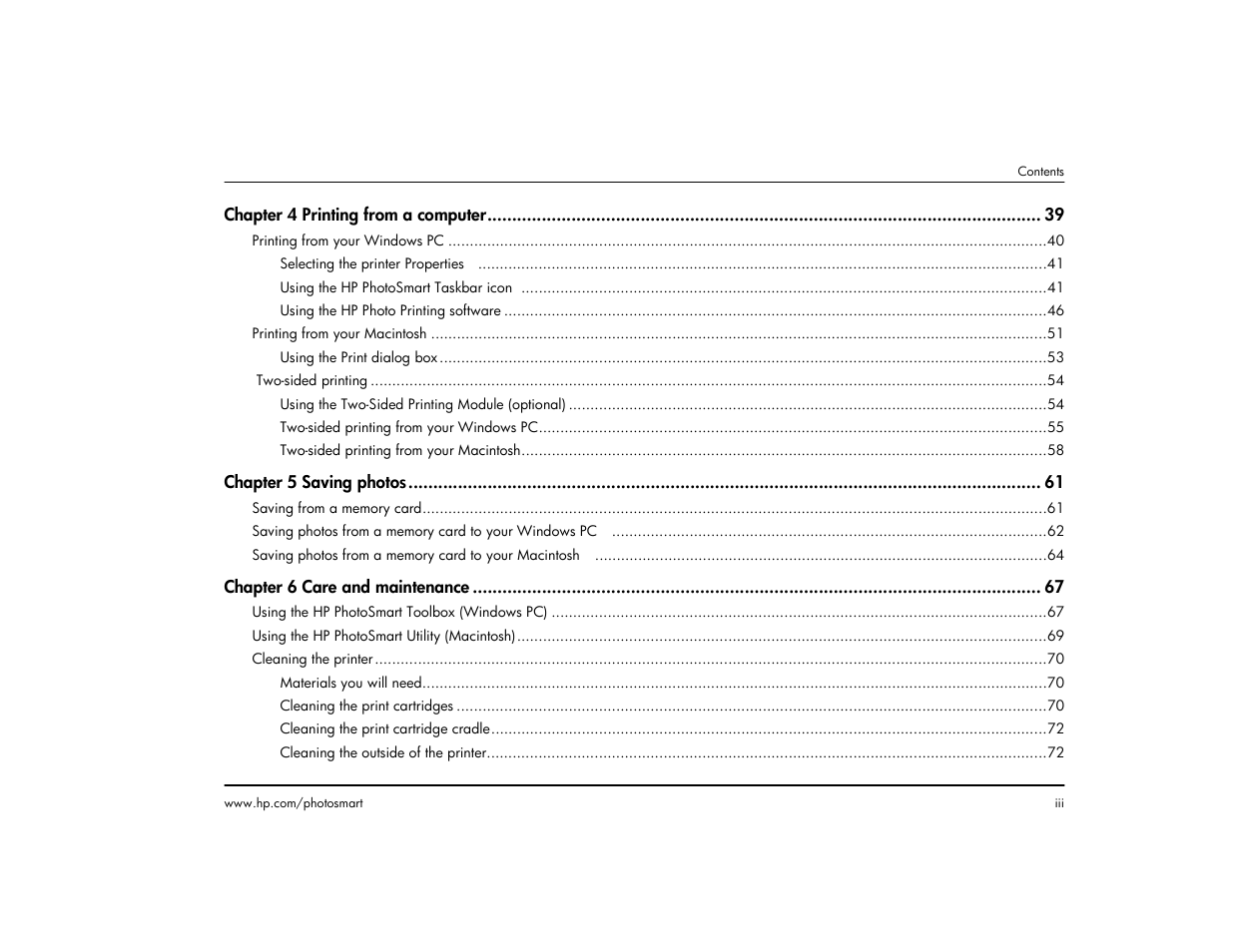 HP 1215 User Manual | Page 5 / 127