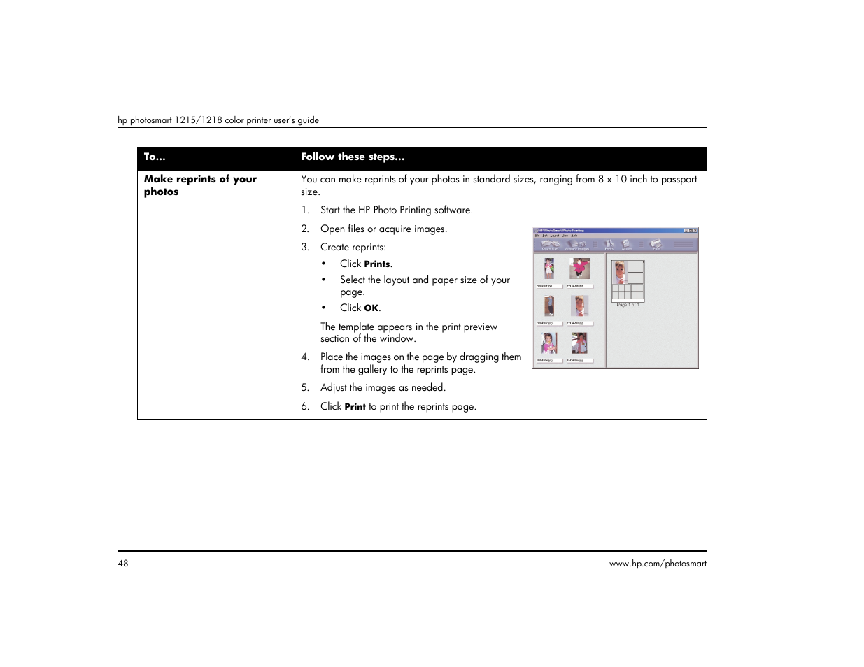 HP 1215 User Manual | Page 54 / 127