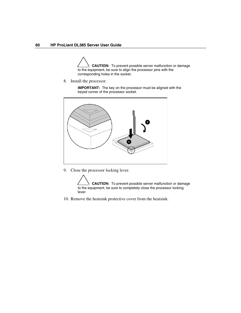 HP ProLiant DL385 User Manual | Page 60 / 174
