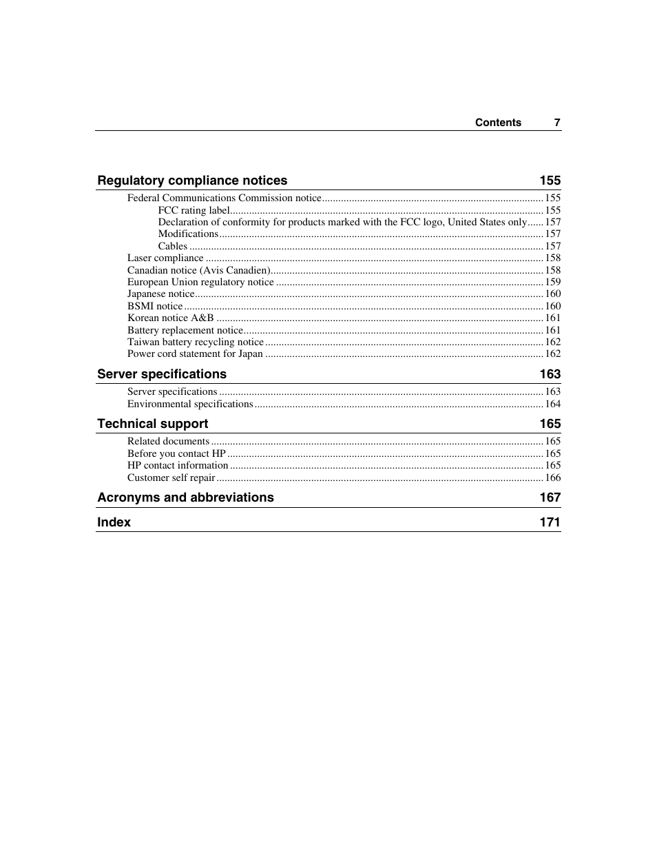 HP ProLiant DL385 User Manual | Page 7 / 174