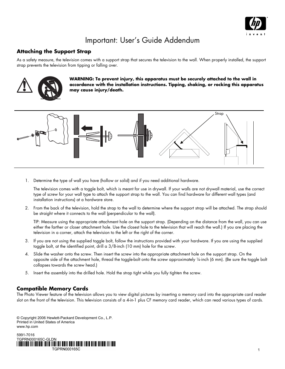 HP IDB5220N User Manual | 6 pages