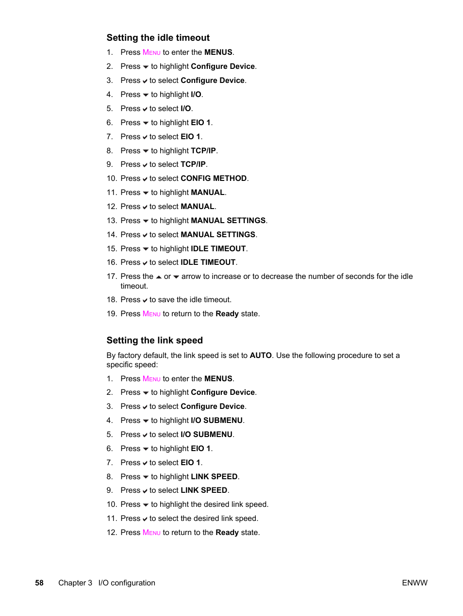 HP 3550 User Manual | Page 70 / 250