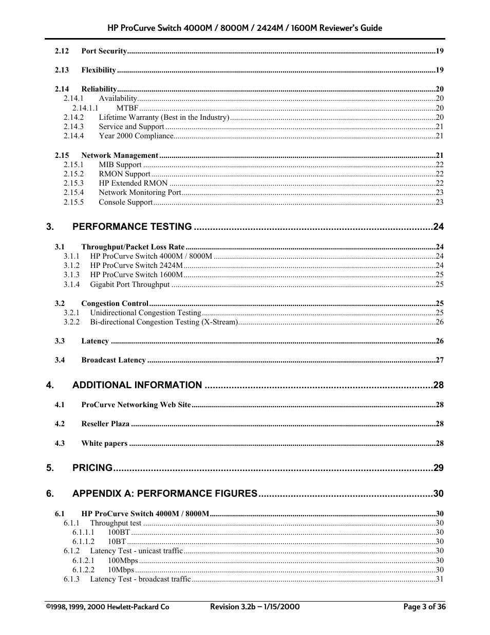 HP 2424M User Manual | Page 3 / 36