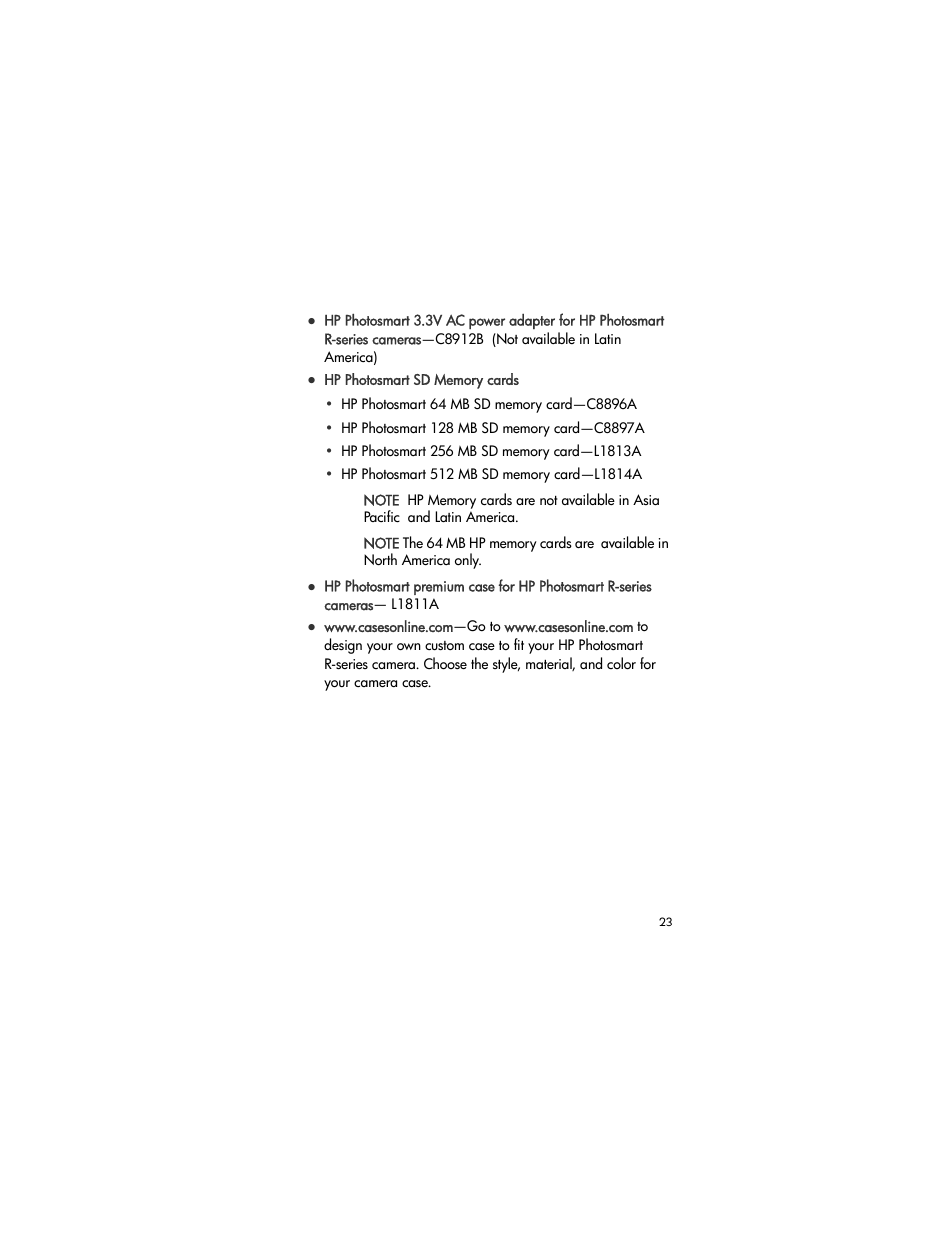 HP R-series User Manual | Page 23 / 23