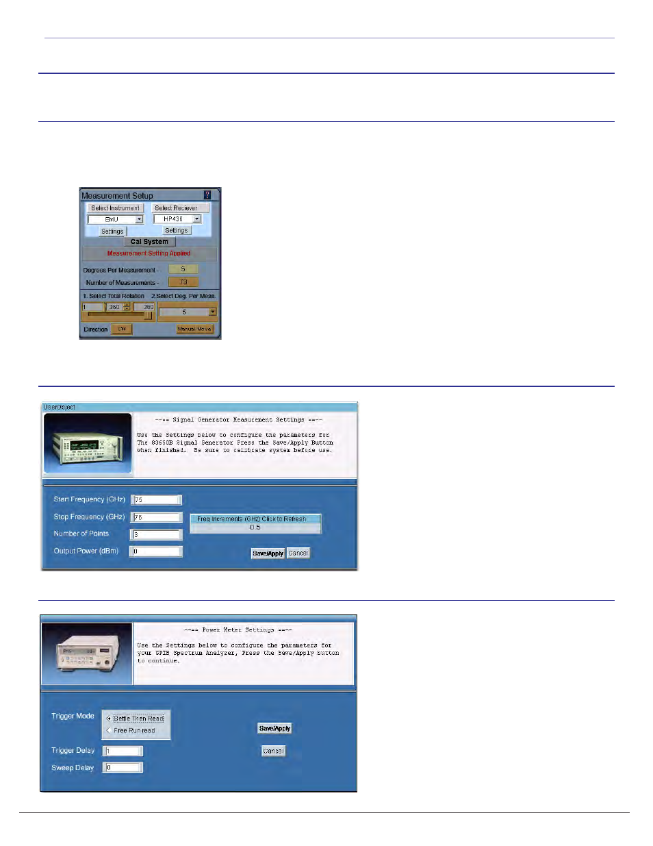 Measurement settings | HP 6000 User Manual | Page 24 / 55