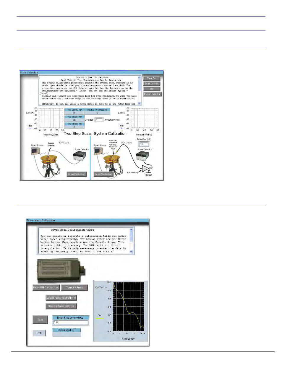 Calibration settings | HP 6000 User Manual | Page 27 / 55