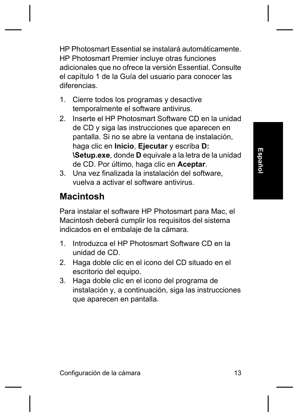 Macintosh | HP E427 User Manual | Page 33 / 44
