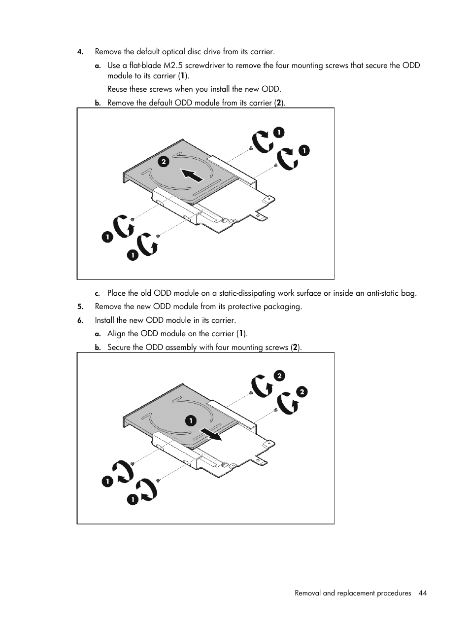 HP DL120 User Manual | Page 44 / 108