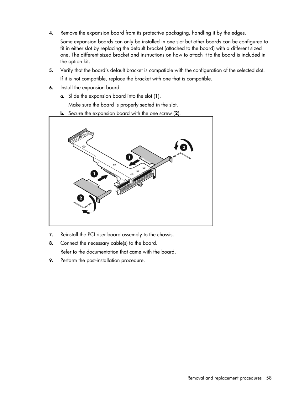 HP DL120 User Manual | Page 58 / 108