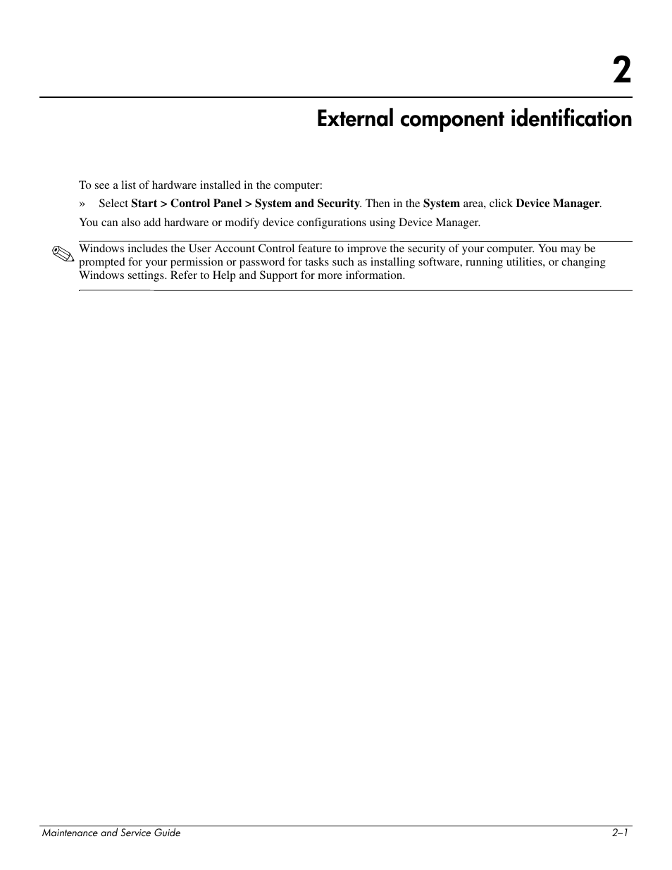 External component identification, 2 external component identification | HP PAVILION DV8 User Manual | Page 10 / 148