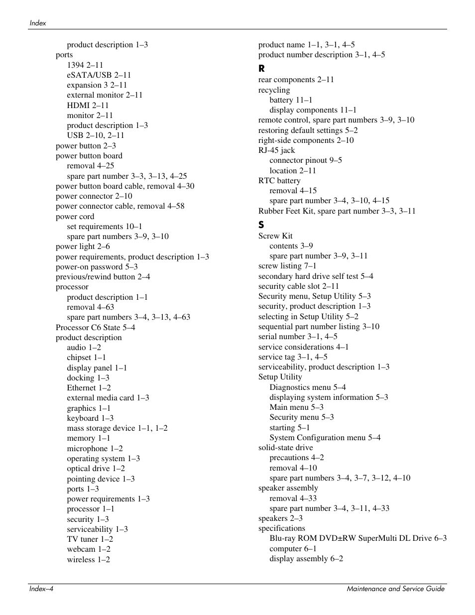 HP PAVILION DV8 User Manual | Page 147 / 148